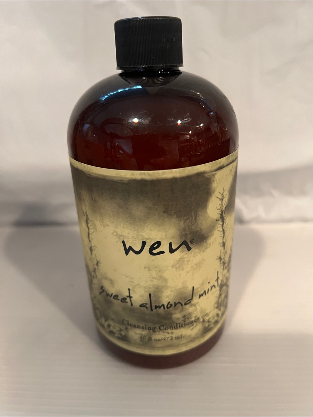 WEN by Chaz Dean Sweet Almond Mint Cleansing Conditioner 16oz Full Size